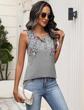 Womens Tank Tops Summer Sleeveless Tops Loose Button Henley Shirts Crew Neck Dress Casual 2026 Clothes